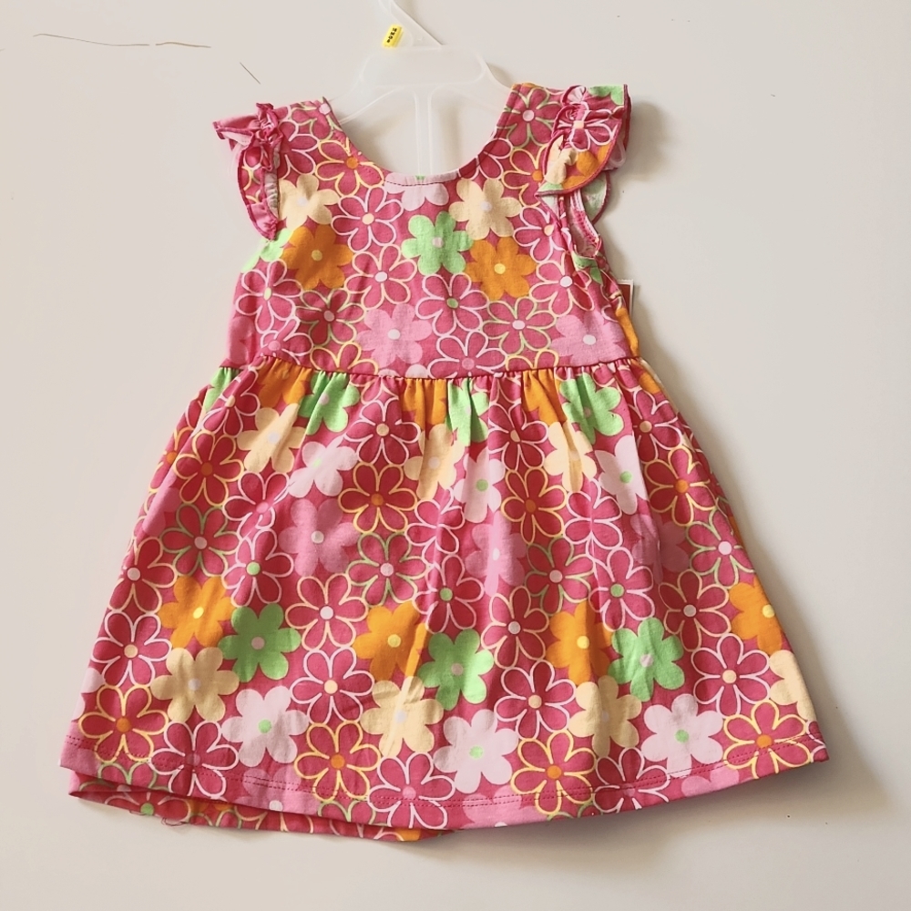 Kidget Girls 18M Toddler Floral Babydoll dress